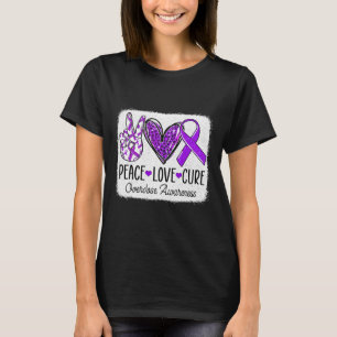 Camiseta Mês da Conscientização do Amor Paz Cura Overdose F