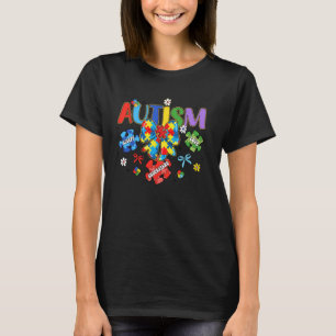 Camiseta Mês da Conscientização do Autismo Amor Celebrando