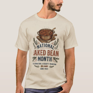 Camiseta Mês da Feijão Cozido Rústico Fazenda