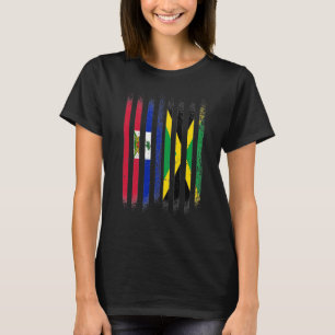 Camiseta Mês da Herança Hispânica Jamaicana Haitiana Pat Ha