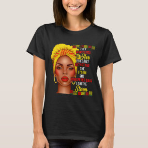 Camiseta Mês da História Afro-Negra Mulheres Afro-Negras Me