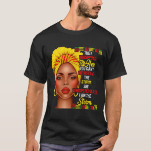 Camiseta Mês da História Afro-Negra Mulheres Negras Afro Me