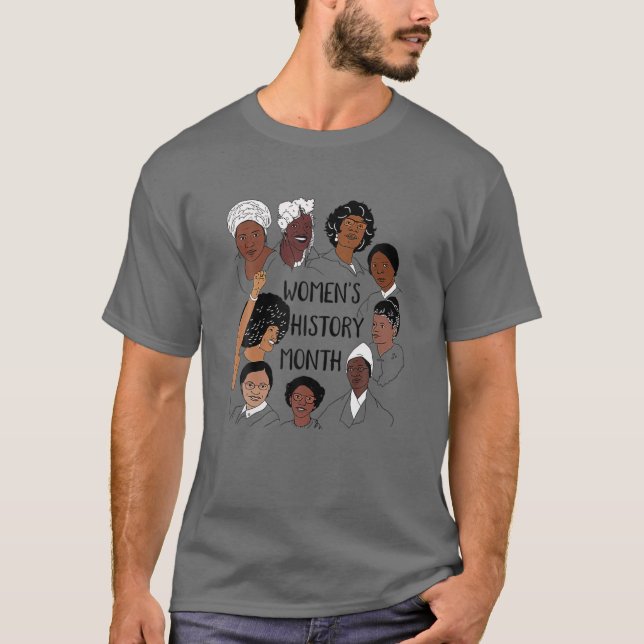 Camiseta Mês da História da Marcha Feminista dos Direitos d (Frente)