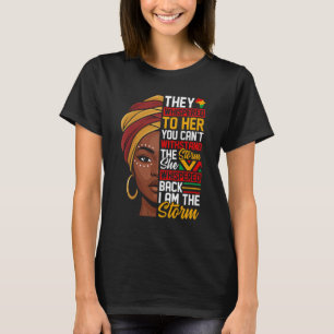 Camiseta Mês da História da Melanina Feminina