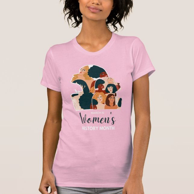 Camiseta Mês da História das Mulheres 2026 (Frente)