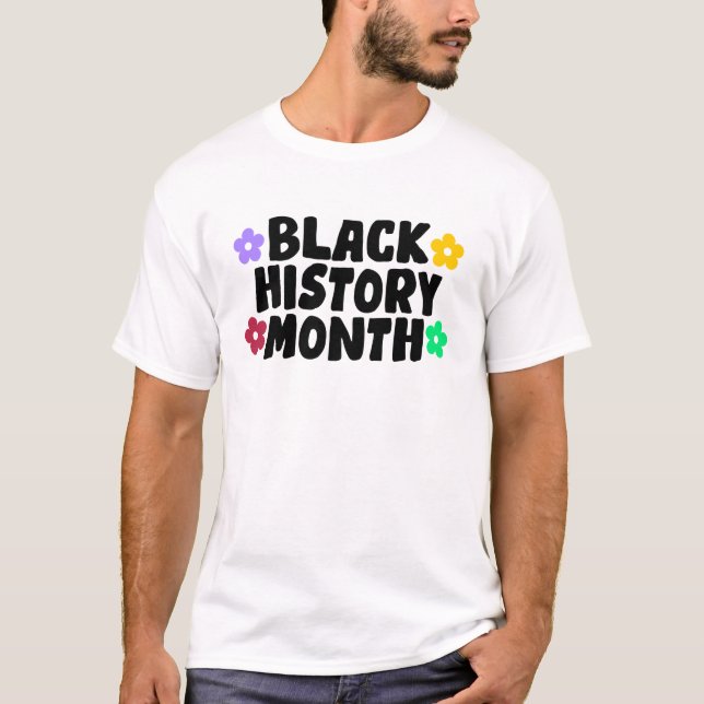 Camiseta Mês da história negra (Frente)