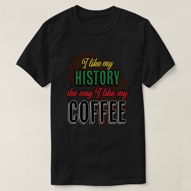 Camiseta Mês da História Negra (Frente do Design)