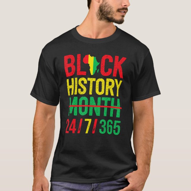 Camiseta Mês da História Negra (Frente)