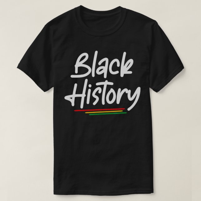 Camiseta Mês da História Negra (Frente do Design)