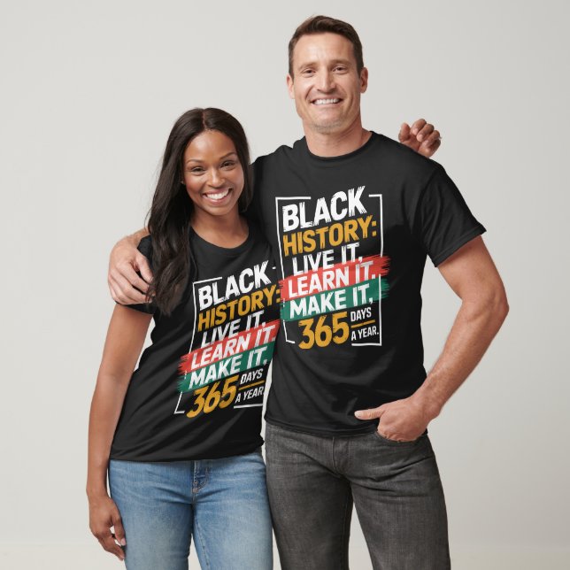 Camiseta Mês da História Negra 2025 Viva Aprenda Faça (Unissex)