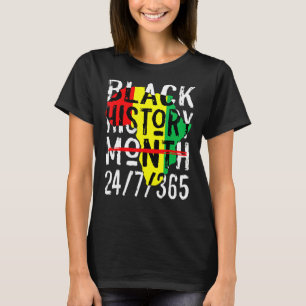 Camiseta Mês da História Negra 247365 Mapa da África Melani