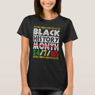 Camiseta Mês da História Negra 247365 Orgulho Afro-American