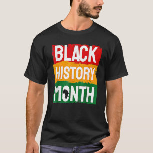 Camiseta Mês da História Negra Afro-Americano Celebridade C