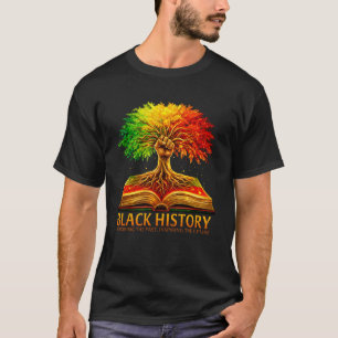 Camiseta Mês da História Negra Afro-Americano Inspirador