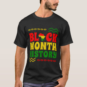 Camiseta Mês da História Negra, Americano Africano