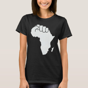 Camiseta Mês da História Negra Americano Africano HOME Áfri