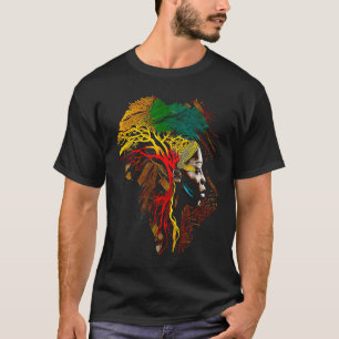Camiseta Mês da história negra Ancestrais afro-americanos