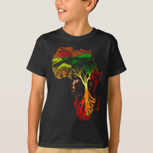 Camiseta Mês da História Negra Ancestrais Afro-Americanos R