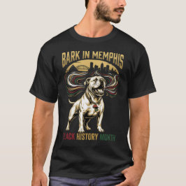 Camiseta Mês da História Negra Arte Cultural do Bulldog Ame