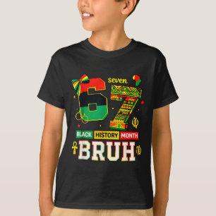 Camiseta Mês da História Negra Bruh Engraçado Coquette 6 7
