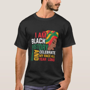 Camiseta Mês da História Negra, Celebração Afro-Americana