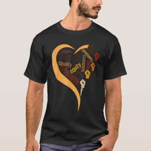 Camiseta Mês da História Negra Diversidade Racial Justiça I