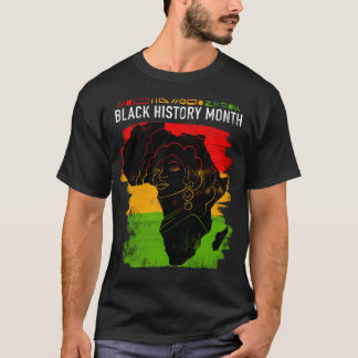 Camiseta Mês da história negra do Elegante