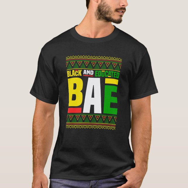Camiseta Mês da História Negra Educadores Negros Professor  (Frente)