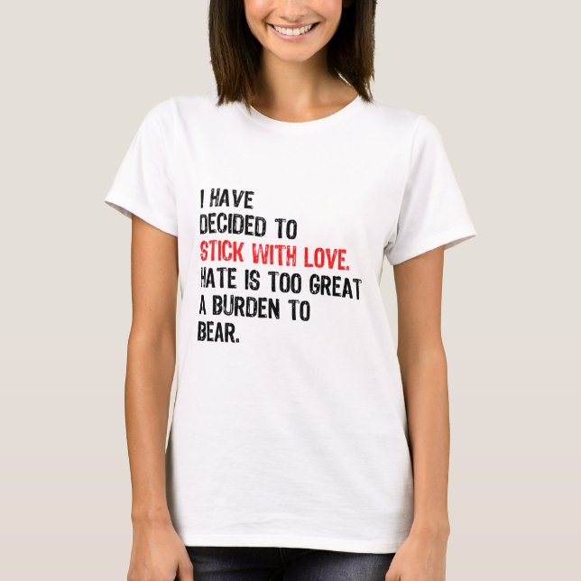 Camiseta Mês da História Negra Eu Decidi Ficar Com L (Frente)