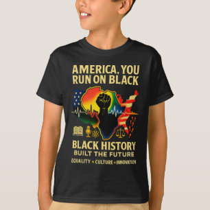Camiseta Mês da História Negra Homens do Patrimônio African