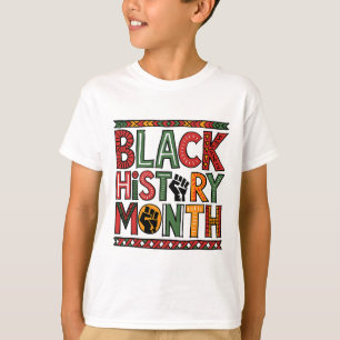 Camiseta Mês da História Negra Homens do Patrimônio Afro-Am
