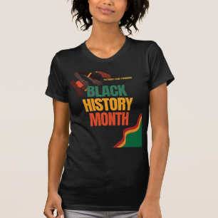 Camiseta Mês da História Negra - Honrar Legado e Cultura