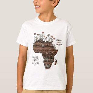 Camiseta Mês da História Negra Inspiração Diversidade Equid