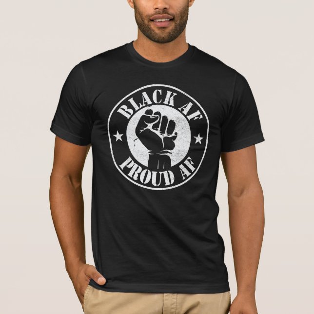 Camiseta Mês da História Negra Legal Afro-Americana (Frente)
