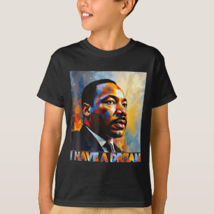 Camiseta Mês da História Negra Martin Tem Sonho Luther King