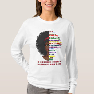 Camiseta Mês da História Negra Melanin Mulheres Negras Magi