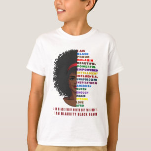 Camiseta Mês da História Negra Melanin Mulheres Negras Magi
