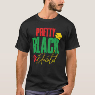 Camiseta Mês da História Negra Meninas de Pele Marrom Melan