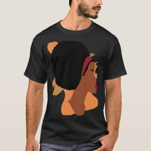 Camiseta Mês da História Negra Minimalista Rainha Melanina
