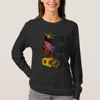 Camiseta Mês da História Negra Mulheres Africanas Afro Eu S