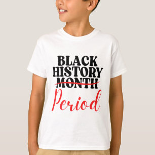 Camiseta Mês da História Negra Período Afrocentrismo Melani