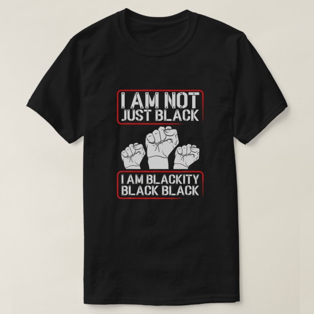 Camiseta Mês da História Negra - Preto Negra Todos os Meses (Frente do Design)