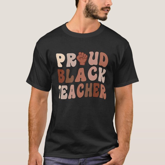 Camiseta Mês da História Negra Professores Africanos Orgulh (Frente)