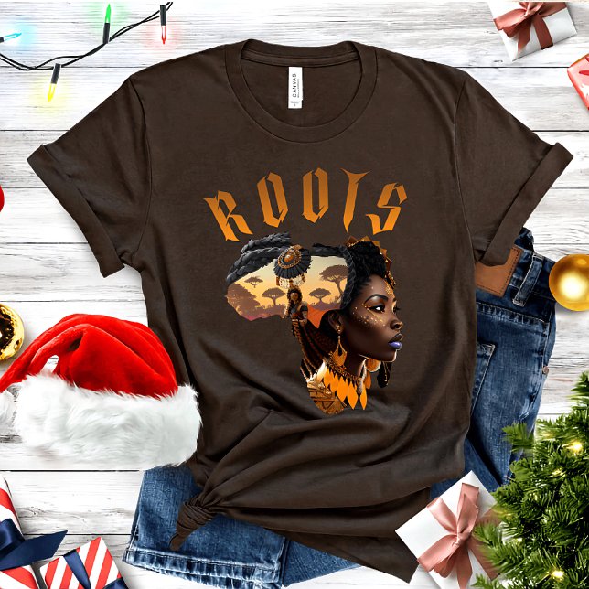 Camiseta Mês da História Negra - Raízes na África (Criador carregado)