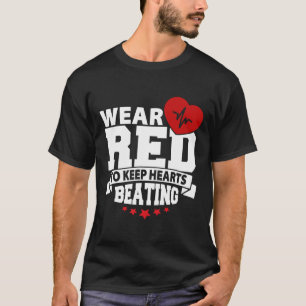 Camiseta Mês da Saúde - Vermelho Vista - Consciência da Doe