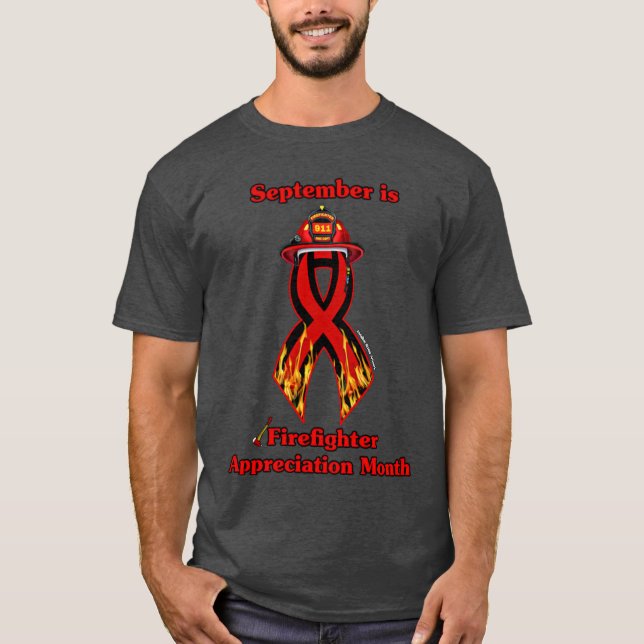 Camiseta Mês de Apreciação do Bombeiro (Frente)