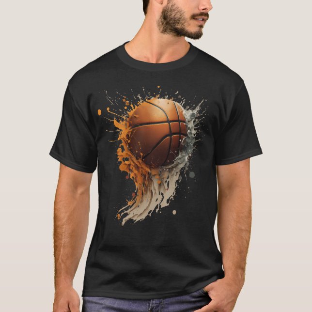 Camiseta Mês de Basquete de Marcha Madness. (Frente)