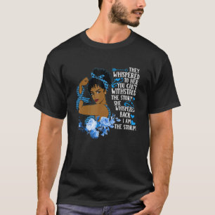 Camiseta Mês de Consciência da Diabetes para Poderosa Guerr