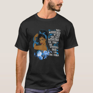 Camiseta Mês de Consciência da Diabetes para Poderosa Guerr