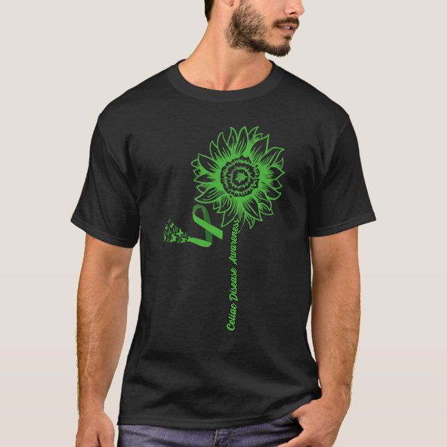 Camiseta Mês de Consciência da Doença Celular do Girassol (Frente)